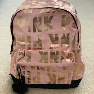 Pink backpack